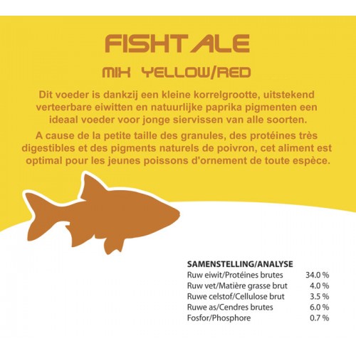 Fishtale red/yellow 3mm en 15kg
